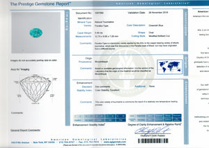 "AGL Certified" Paraiba Tourmaline 5.49 Carats