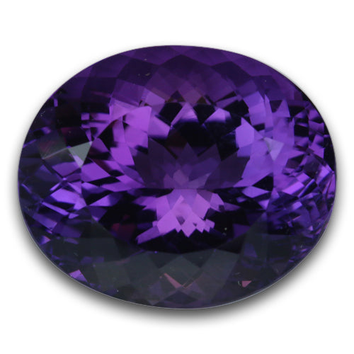 Exquisite Amethyst Gemstone Oval Carats Paraiba International