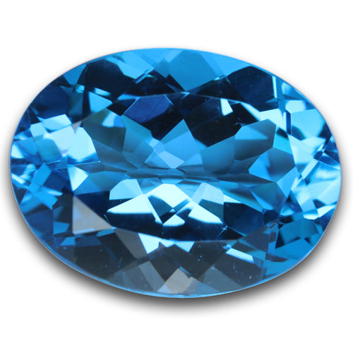 Exquisite Blue Topaz Stone Carats Paraiba International