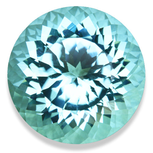 Unheated Mozambique Paraiba Tourmaline Round 31.37 Carats