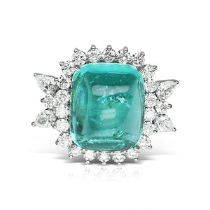 Paraiba Tourmaline Ring 14.00 Carats