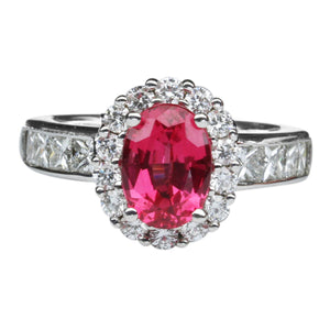 Red Spinel Ring 2.08 Carats
