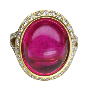 Rubellite Ring 19.06 Carats