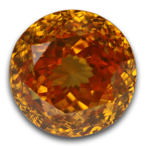Pierre précieuse de zircon orange de 1,19 carats, Taille émeraude Pierre précieuse de zircon orange de 1,19 carats, Taille émeraude