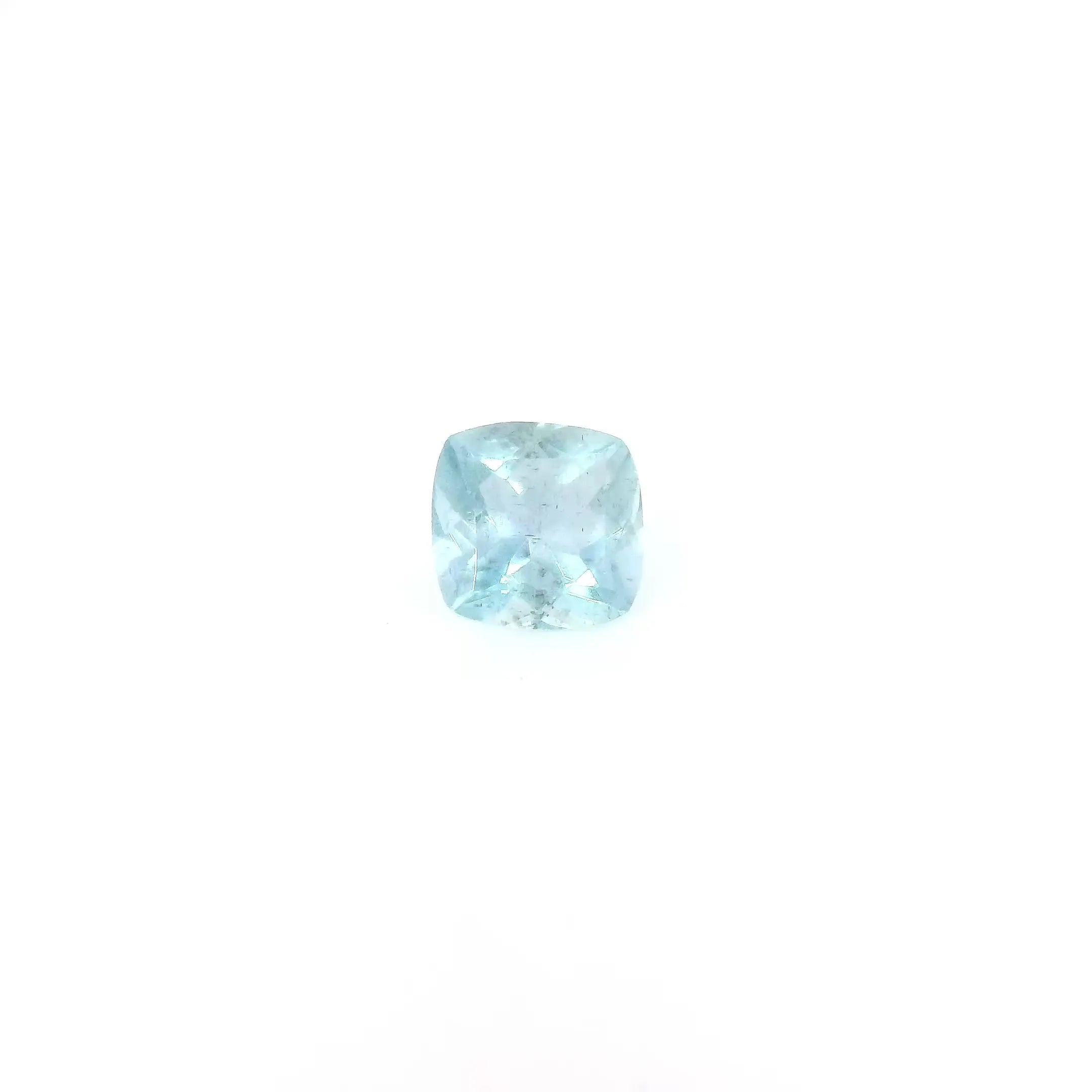 0.42ct Cushion Natural Aquamarine (Colour Blue, Clarity Slightly Included, Cut Faceted)