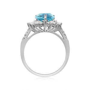 Paraiba Tourmaline Ring 3.29 Carats