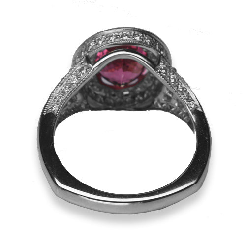 Pink Tourmaline Ring 2.71 Carats