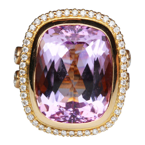 Kunzite Ring 17.65 Carats