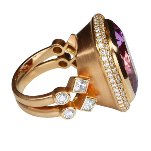 Kunzite Ring 17.65 Carats