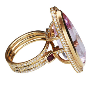 Kunzite Ring 19.15 Carats