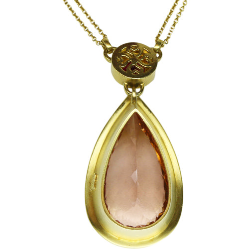 Morganite & Rubellite Pendant 110 Carats