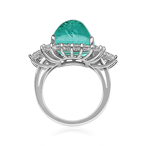 Paraiba Tourmaline Ring 14.00 Carats