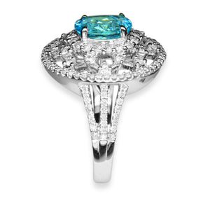 "AGL Certified" Paraiba Tourmaline Ring 1.45 Carats