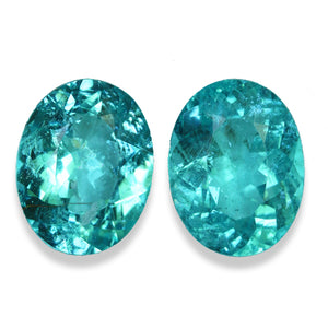 "AGL Certified" Paraiba Tourmaline Pair 5.84 Carats