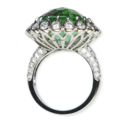Paraiba Tourmaline Ring 14.36 Carats