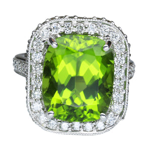 Peridot Ring 9.54 Carats