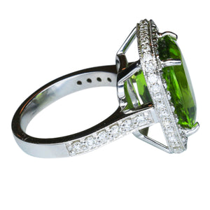 Peridot Ring 9.54 Carats