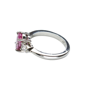 Pink Sapphire Ring 2.05 Carats