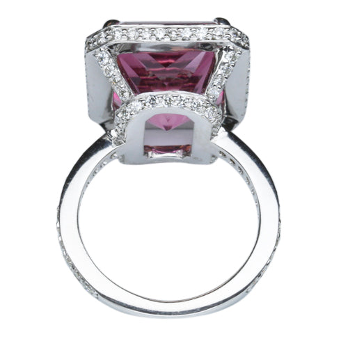 Pink Tourmaline Ring 11.29 Carats