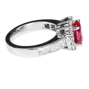 Red Spinel Ring 2.08 Carats