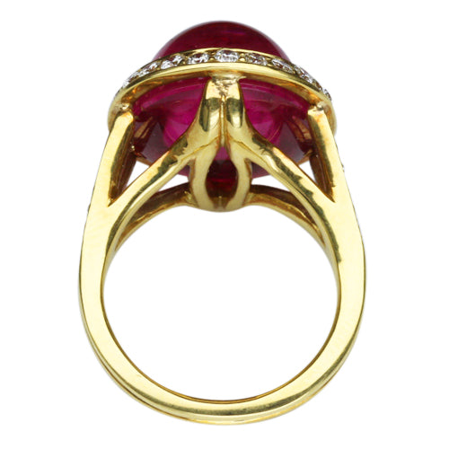 Rubellite Ring 19.06 Carats