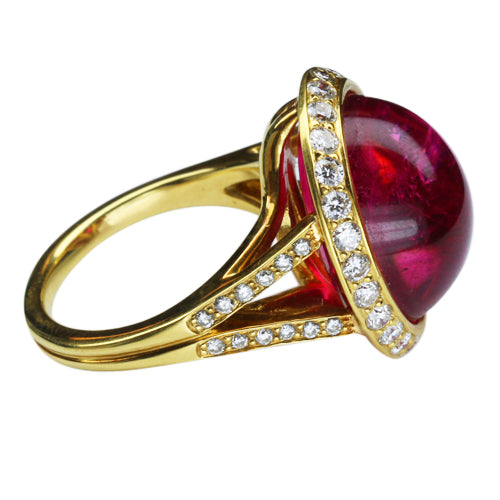 Rubellite Ring 19.06 Carats