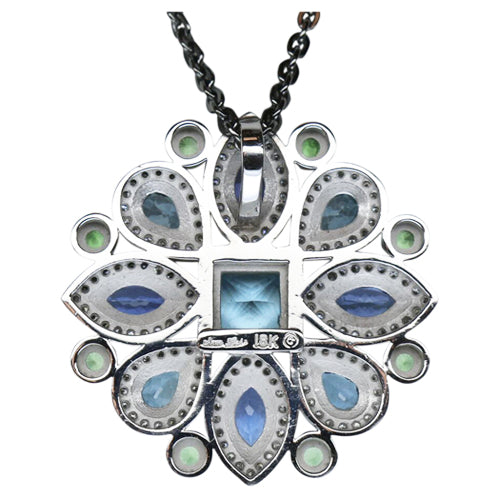 Aquamarine & Tanzanite Pendant