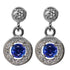 Tanzanite & Diamond Earrings 1.45 Carats