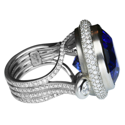 Tanzanite Ring 37.12 Carats